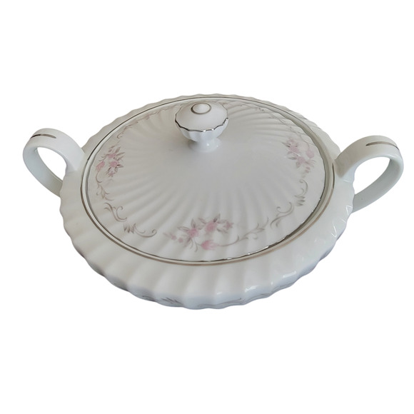 Gold Standard with Round Covered Vegetable Dish Porcelain China Made Japan MCM - Picture 9 of 12